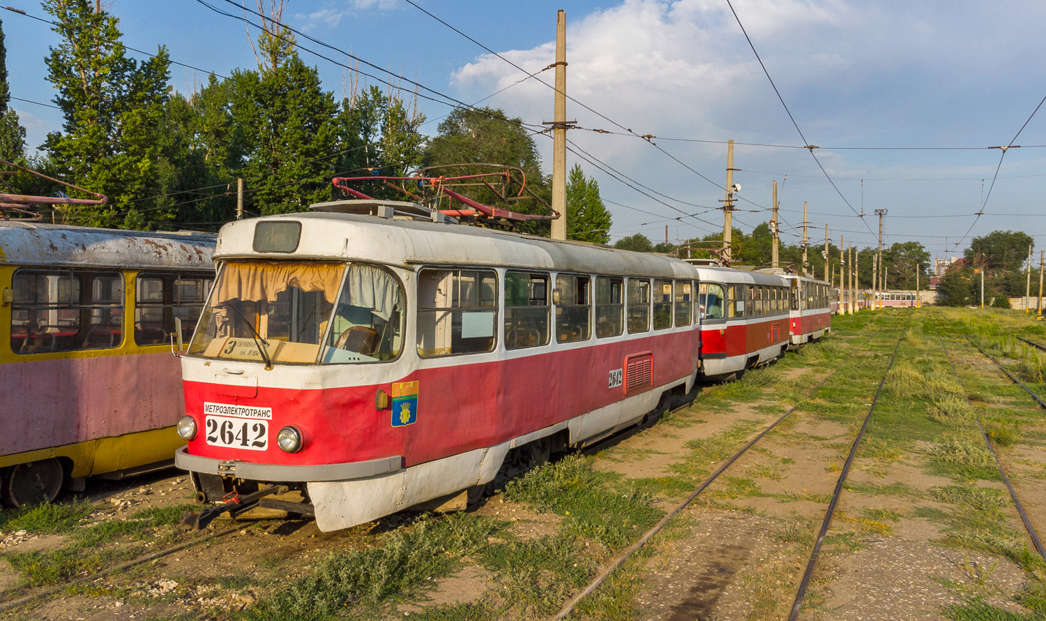 Волгоград, Tatra T3SU (двухдверная) № 2642