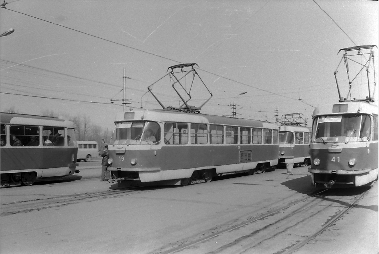 Тула, Tatra T3SU (двухдверная) № 19; Тула — Старые фотографии