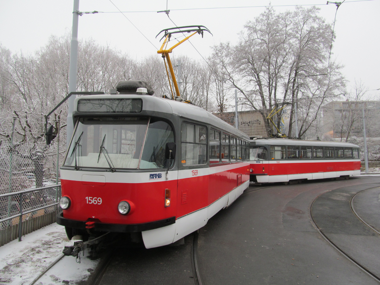 Брно, Tatra T3R.EV № 1569; Брно, Tatra T3R.EV № 1560