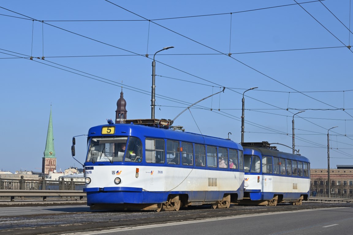 Рига, Tatra T3A № 31618