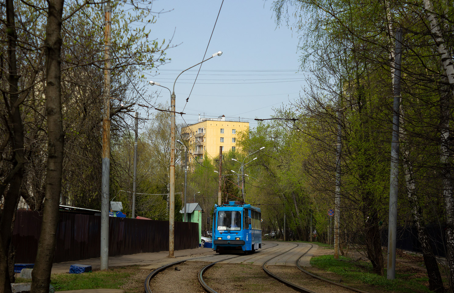 Москва, 71-134А (ЛМ-99АЭ) № 3027; Москва — Трамвайные линии: САО