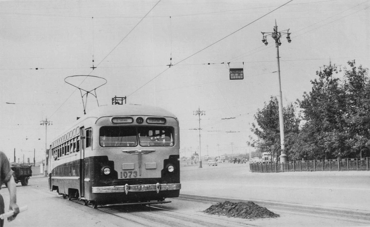 Москва, МТВ-82А № 1073; Москва — Исторические фотографии — Трамвай и Троллейбус (1946-1991)