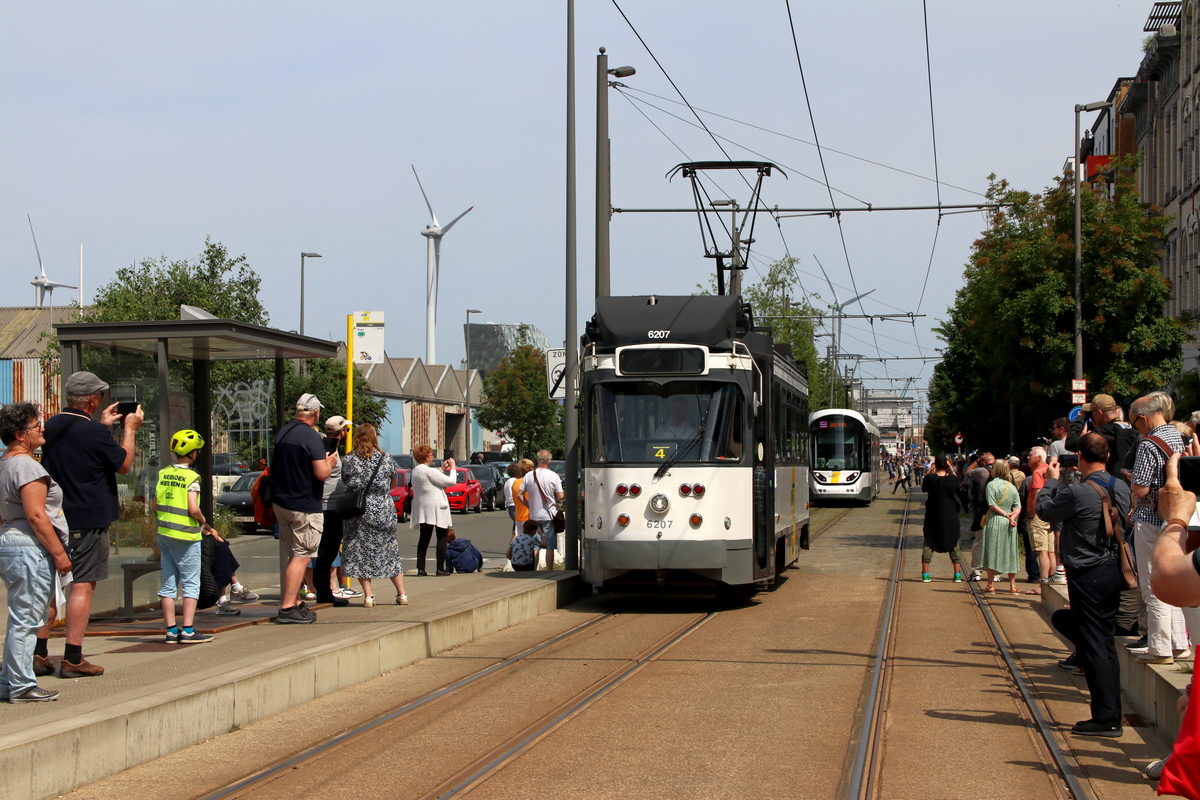 Антверпен, BN PCC Gent (modernised) № 6207; Антверпен — 150 years of tram in Antwerpen (28/05/2023)