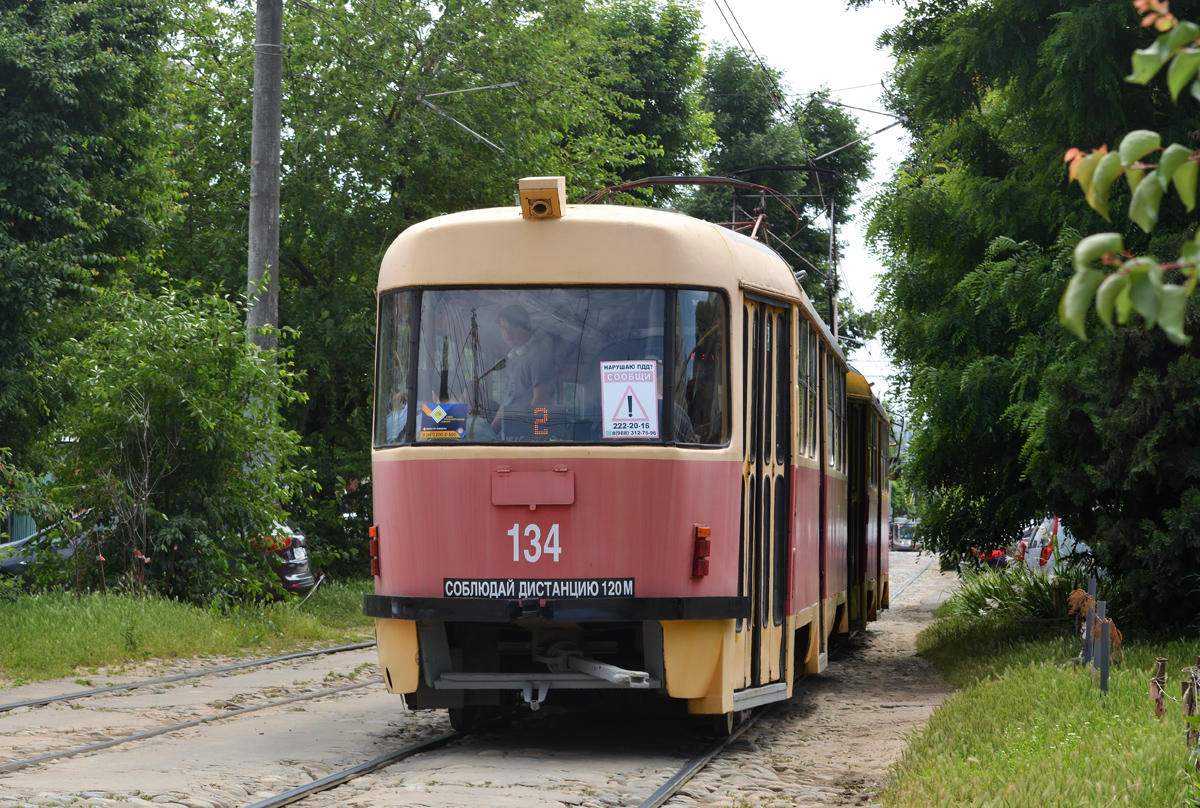 Краснодар, Tatra T3SU № 134