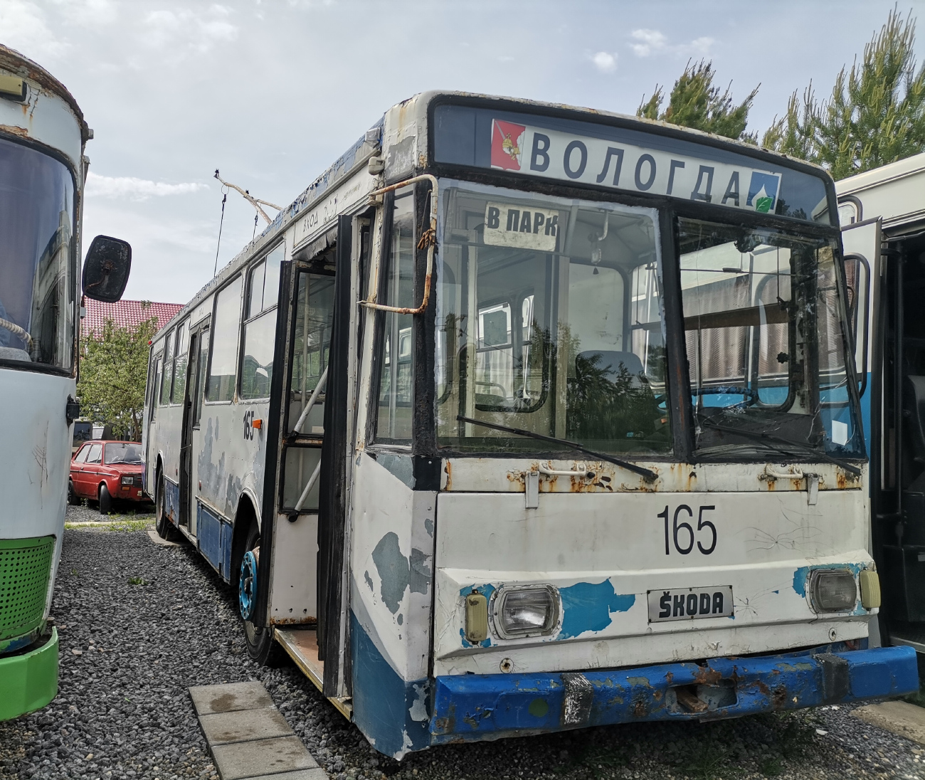 Вологда, Škoda 14TrM (ВМЗ) № 165