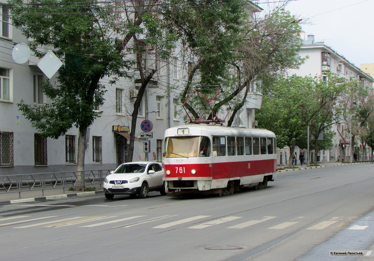 Самара, Tatra T3SU (двухдверная) № 761