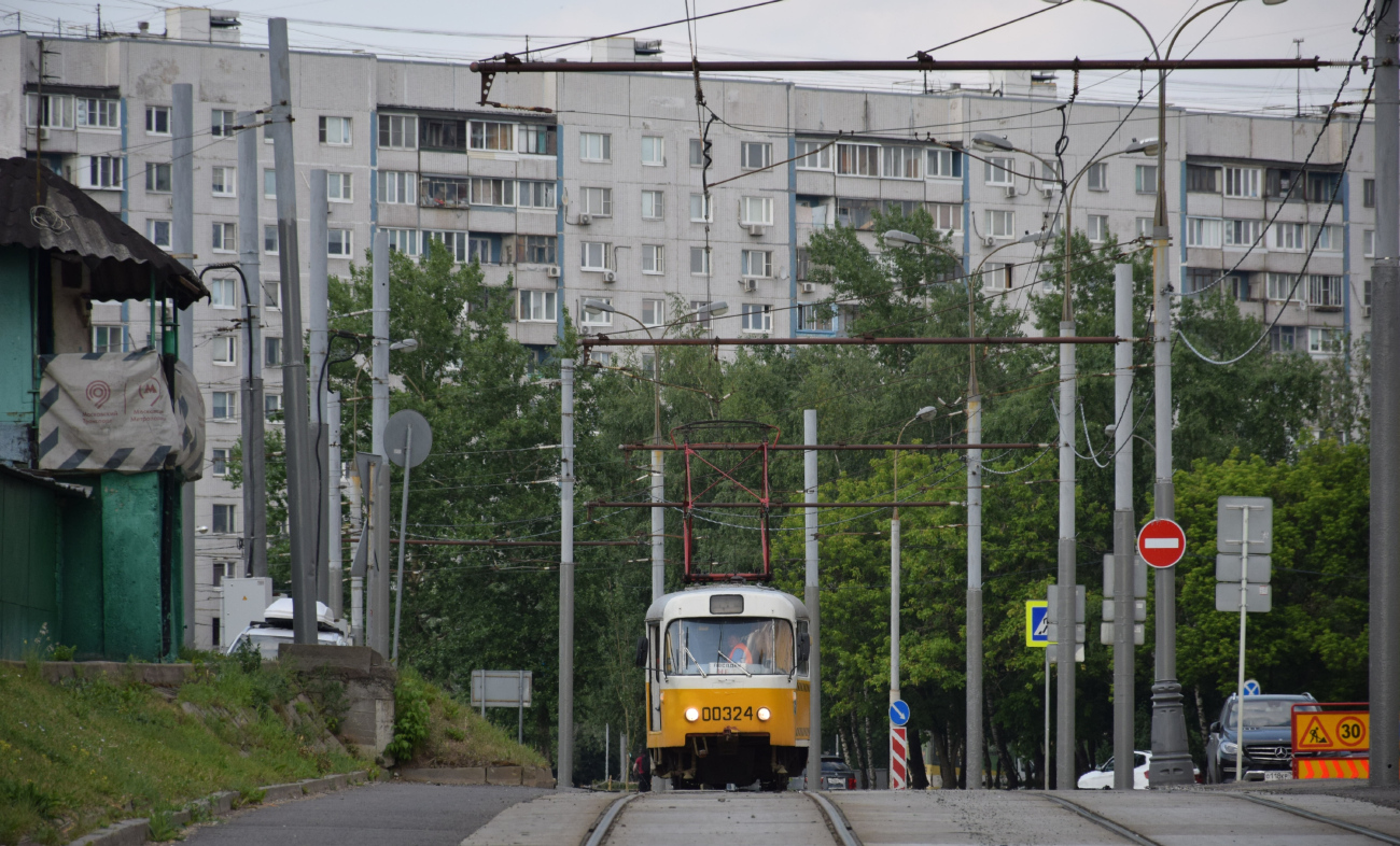 Москва, Tatra T3SU № 00324; Москва — Трамвайные линии: СЗАО