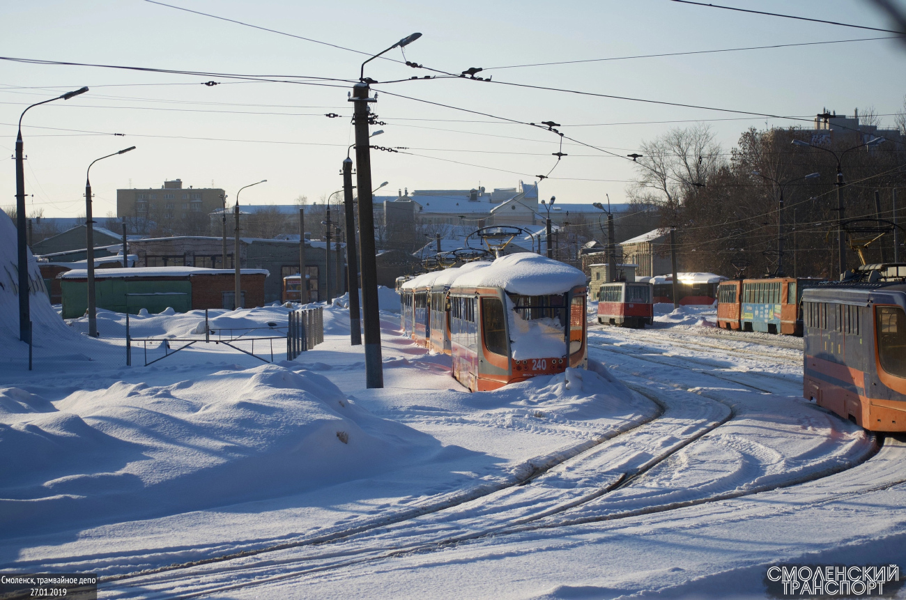 Смоленск, 71-623-01 № 240; Смоленск — Трамвайное депо и служебные линии