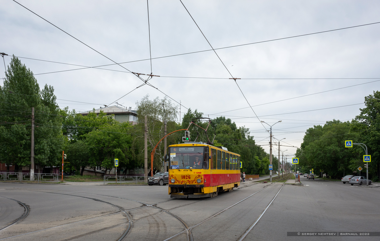 Барнаул, Tatra T6B5SU № 1026