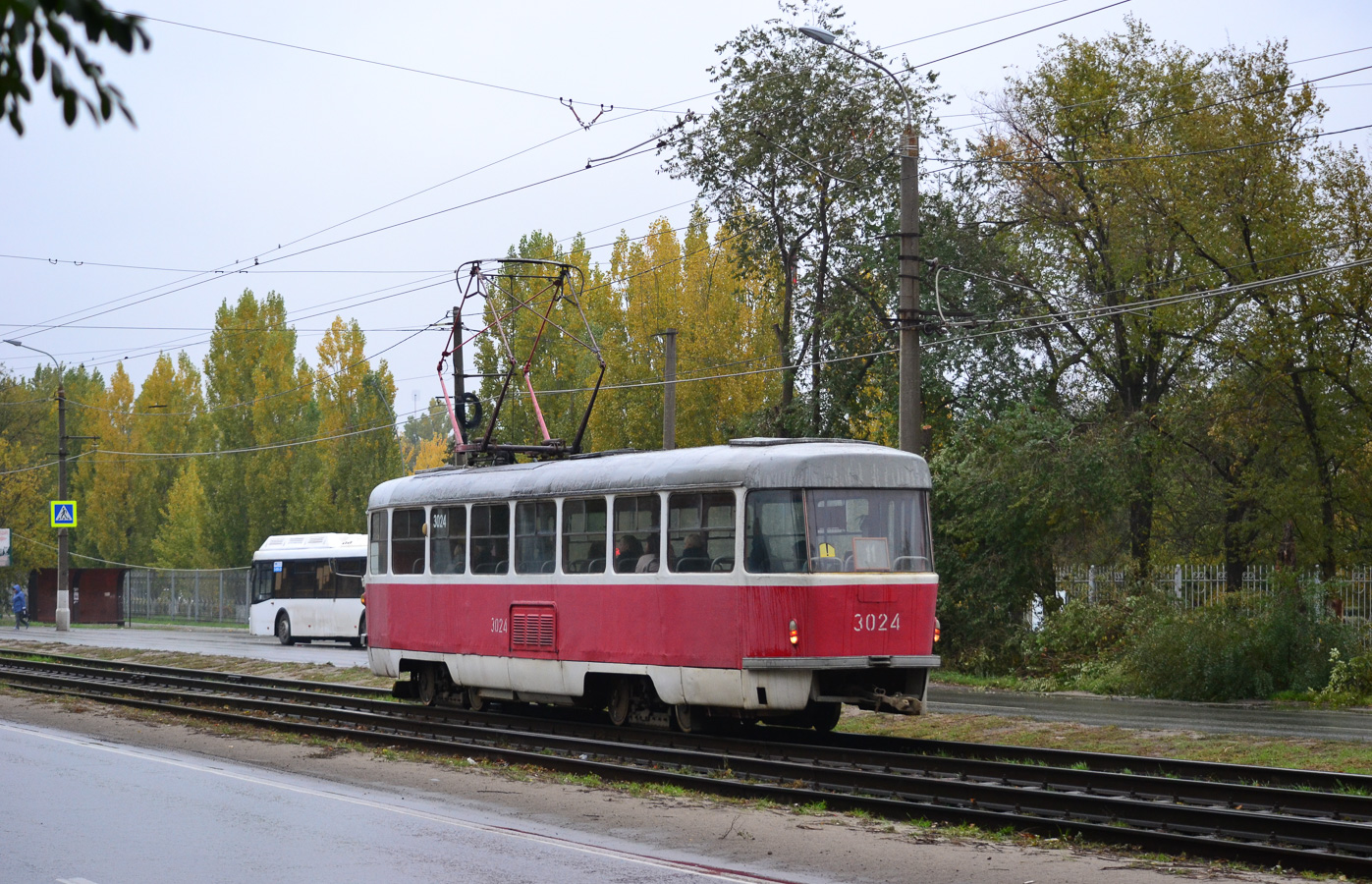 Волгоград, Tatra T3SU (двухдверная) № 3024