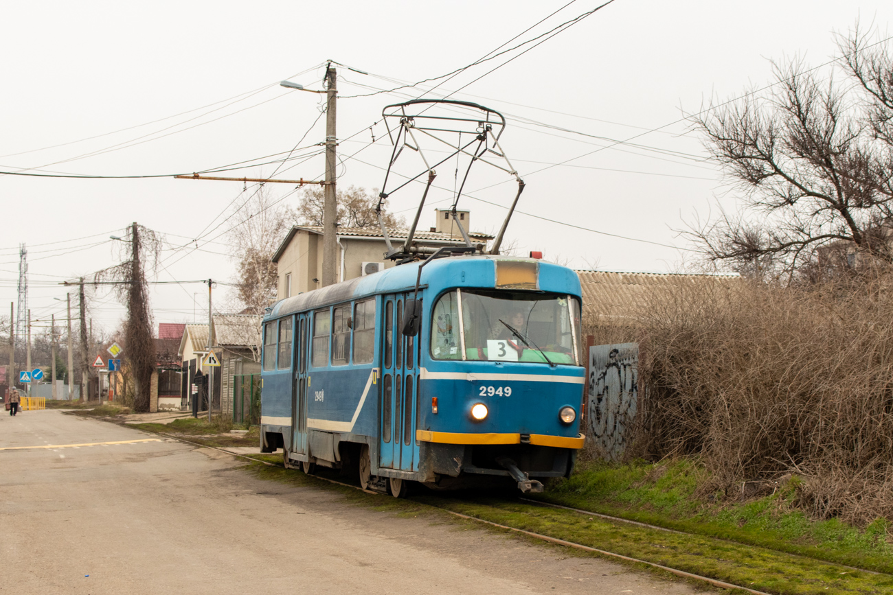 Одесса, Tatra T3R.P № 2949