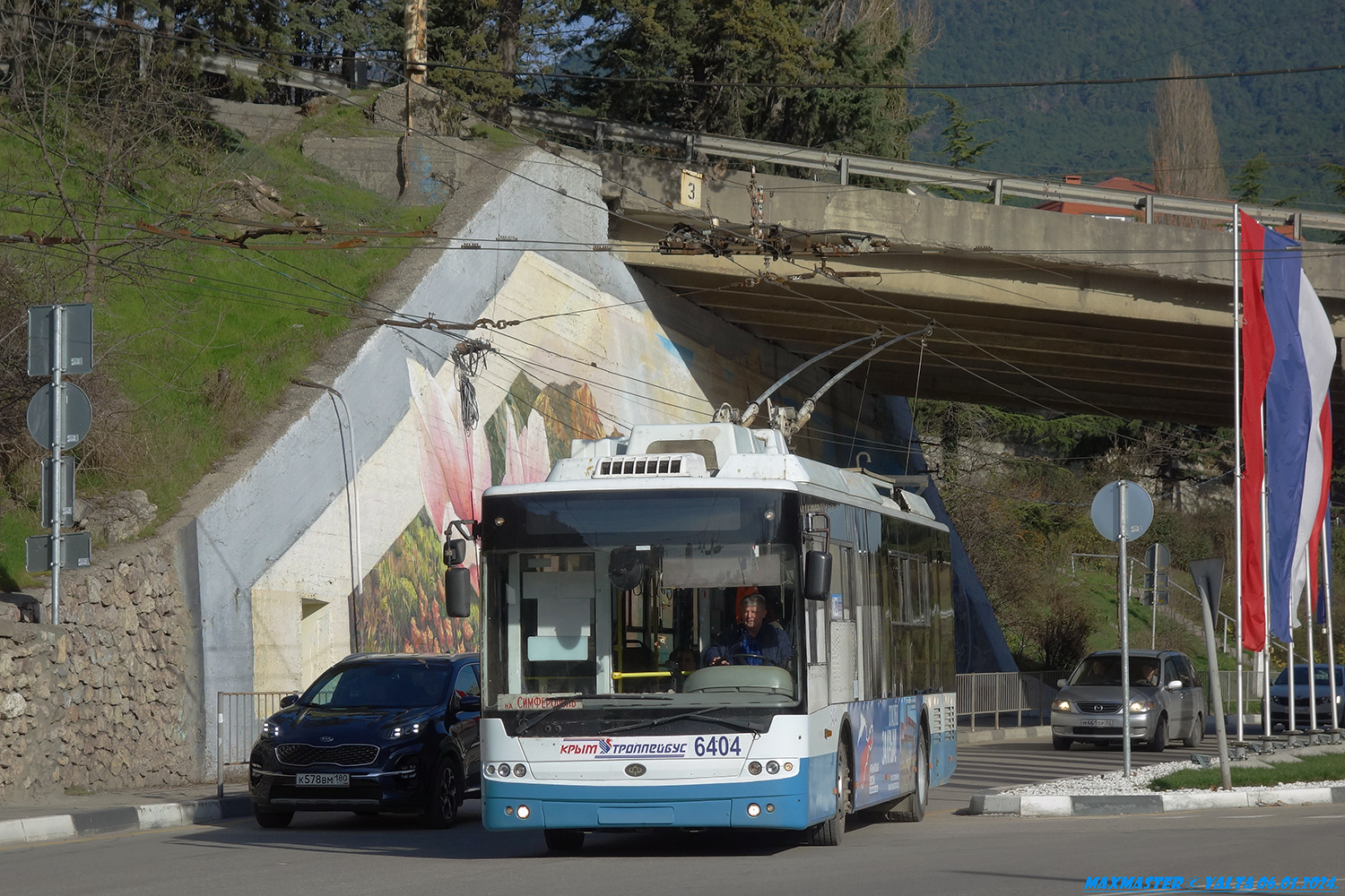 Крымский троллейбус, Богдан Т70115 № 6404