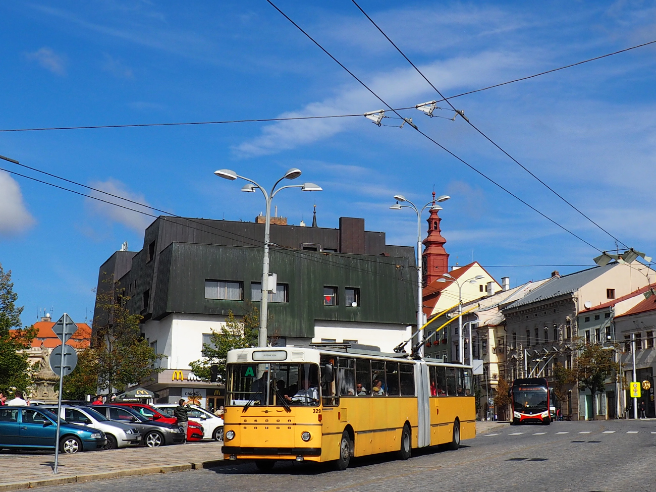 Пардубице, Sanos-Škoda S200Tr № 329; Йиглава — Юбилей: 75 лет троллейбусу и 80 лет автобусу в Йиглаве (23-24.09.2023)