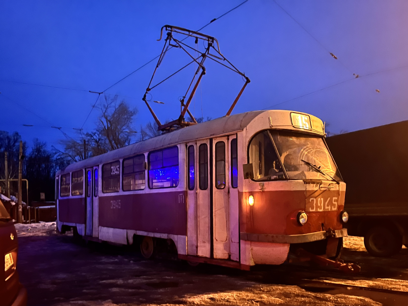 Донецк, Tatra T3SU № 3945