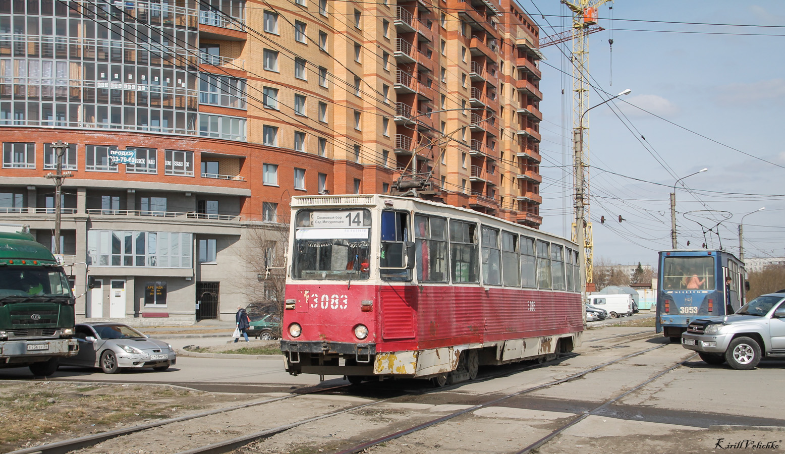 Новосибирск, 71-605 (КТМ-5М3) № 3083