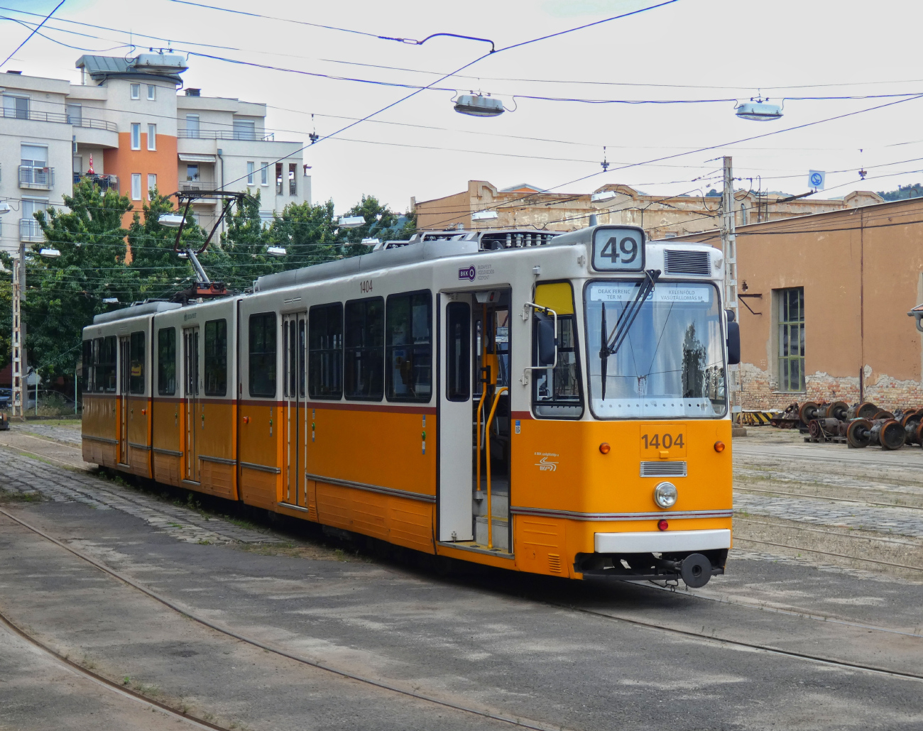 Будапешт, Ganz CSMG2 № 1404; Будапешт — Трамвайные депо