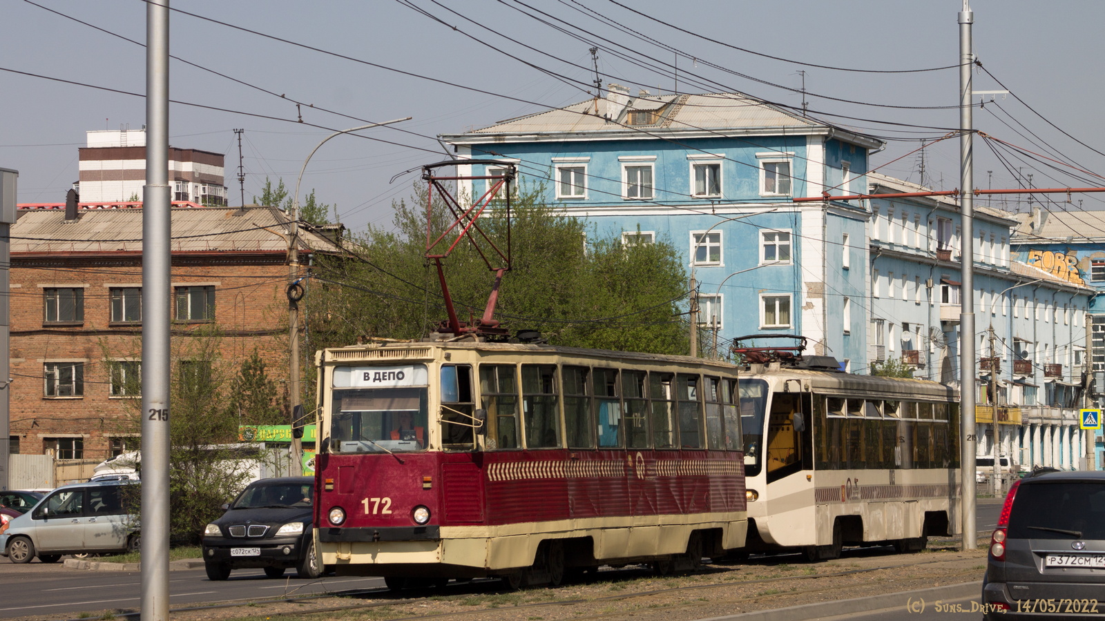 Красноярск, 71-605 (КТМ-5М3) № 172