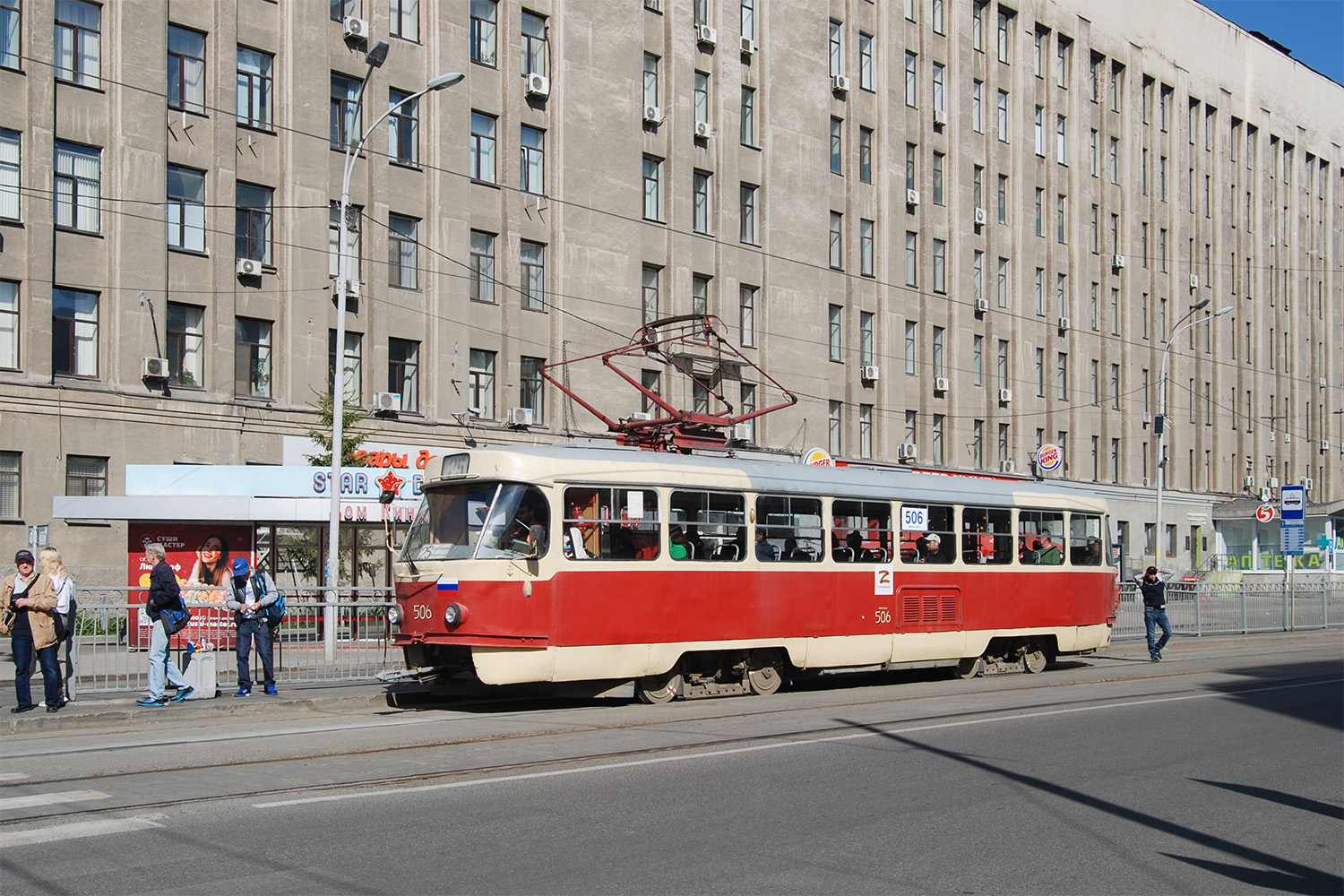 Екатеринбург, Tatra T3SU (двухдверная) № 506