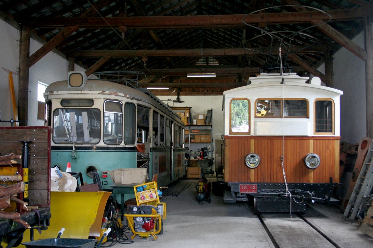 Больцано, Esslingen T4 № 13; Больцано, Двухосный зубчатый локомотив SLM № L2