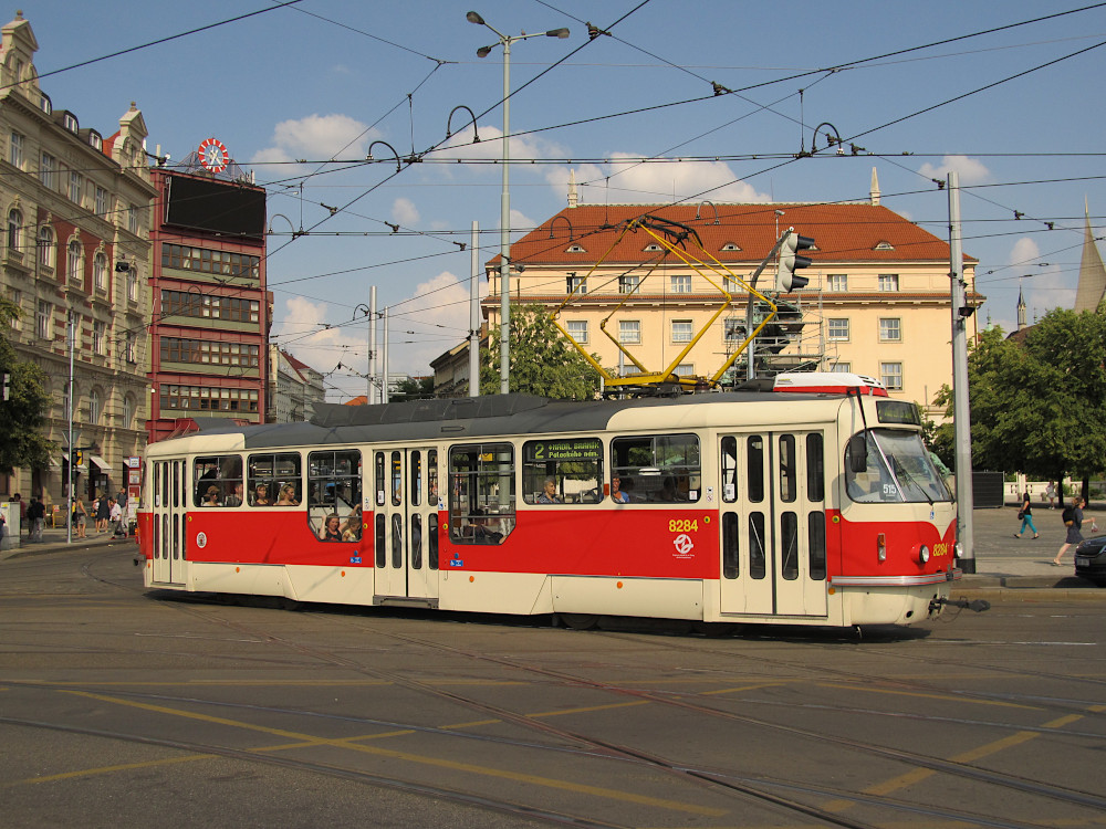 Прага, Tatra T3R.PLF № 8284