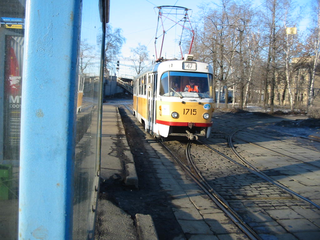Москва, Tatra T3SU № 1715