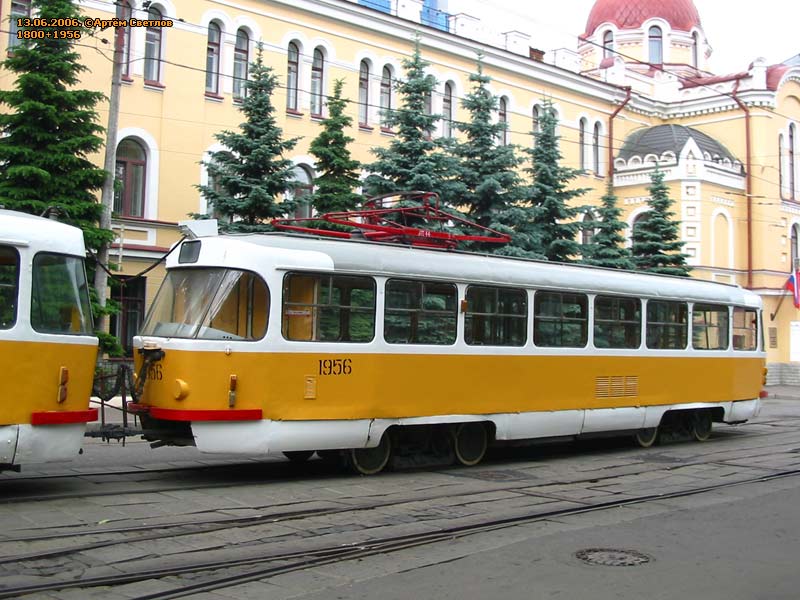 Москва, Tatra T3SU № 1956