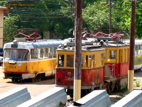 Москва, Tatra T3SU № 1964; Москва, СВАРЗ РШ-1 № 0021