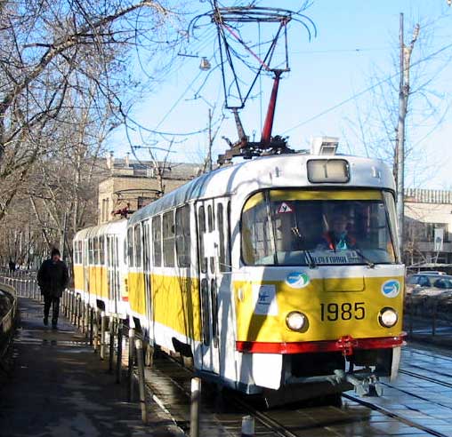 Москва, Tatra T3SU № 1985
