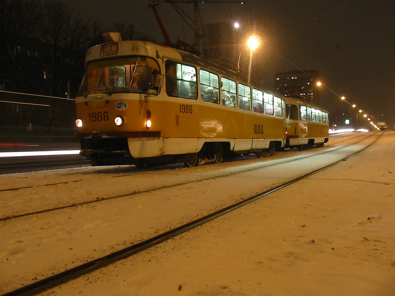 Москва, Tatra T3SU № 1986