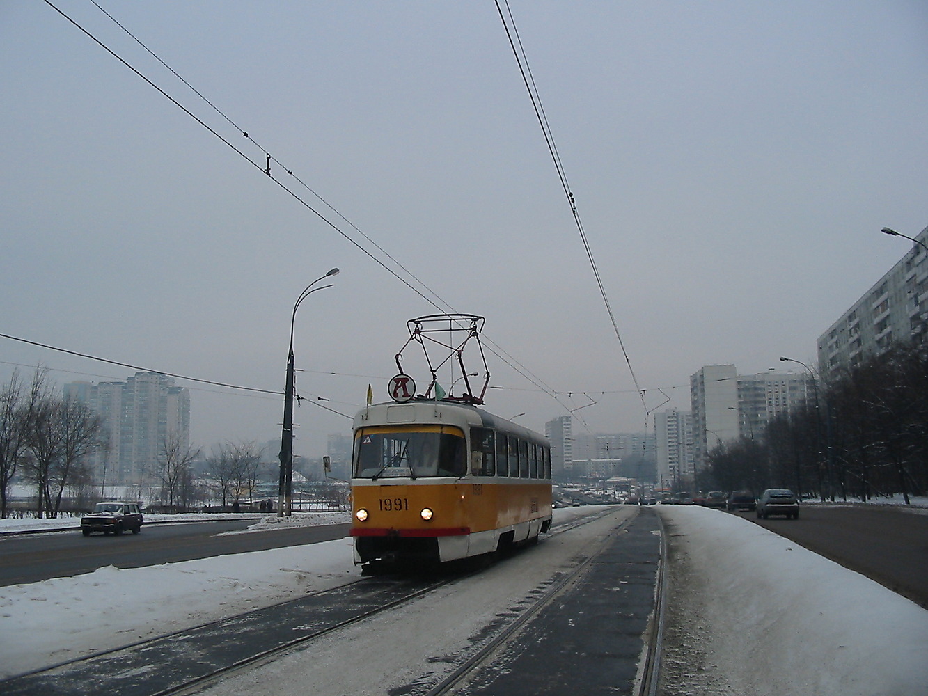 Москва, Tatra T3SU № 1991