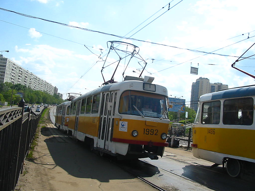 Moszkva, Tatra T3SU — 1992 Moszkva, Tatra T3SU — 1992