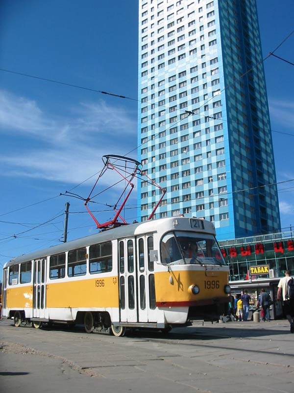 Москва, Tatra T3SU № 1996