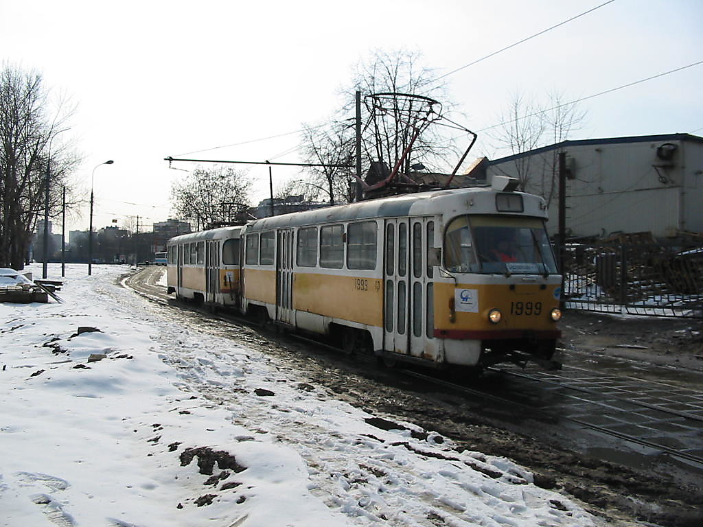 Москва, Tatra T3SU № 1999