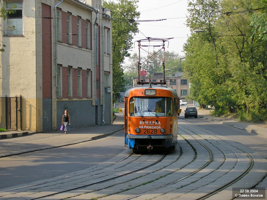 Москва, Tatra T3SU № 2628