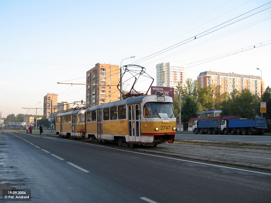 Maskava, Tatra T3SU № 2747