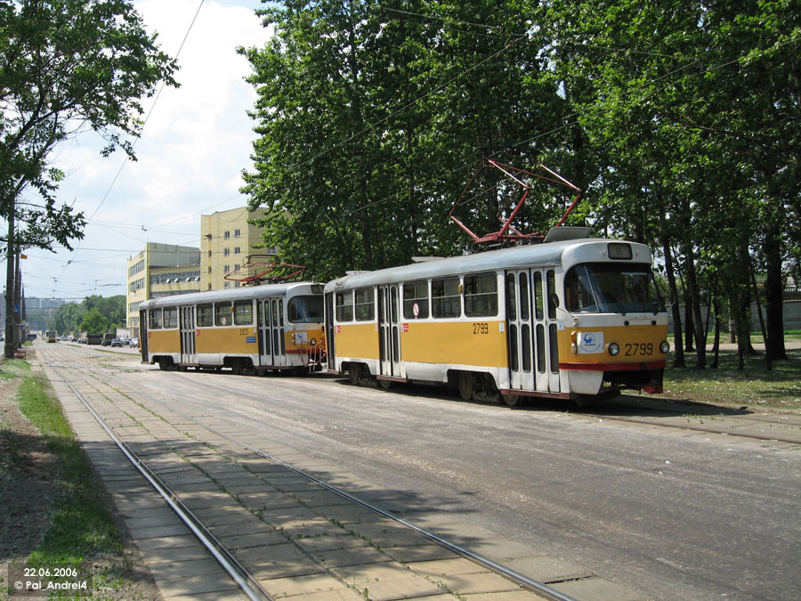 Москва, Tatra T3SU № 2799
