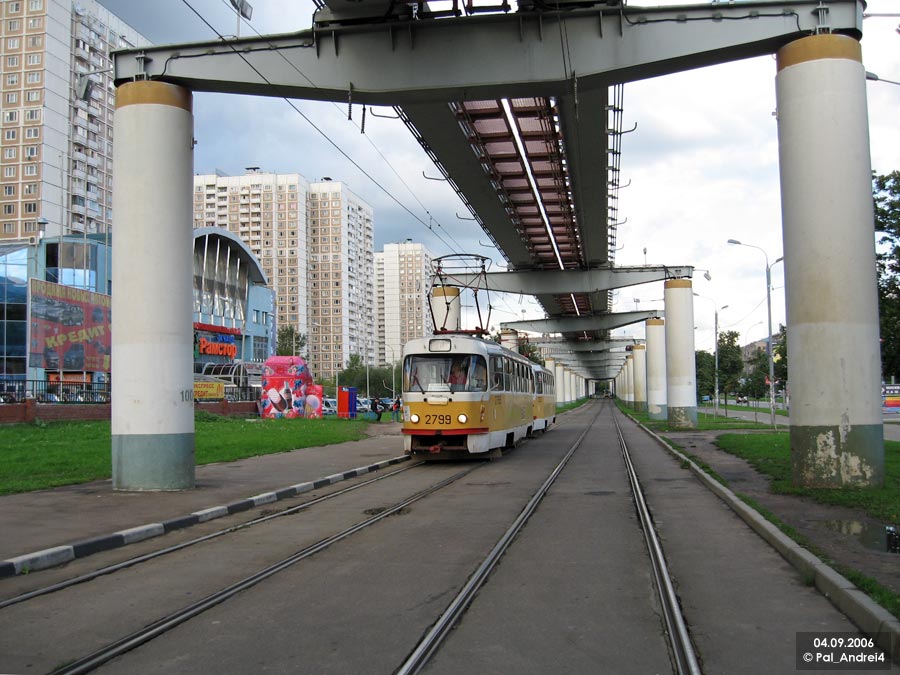 Москва, Tatra T3SU № 2799