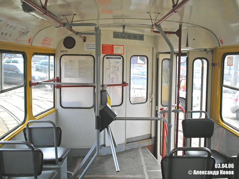 Москва, Tatra T3SU № 2842