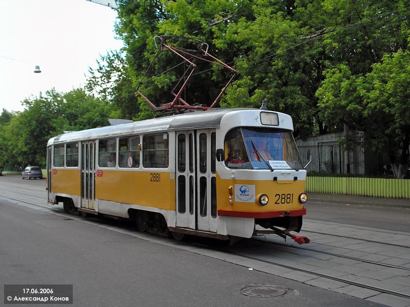 Москва, Tatra T3SU № 2881 Москва, Tatra T3SU № 2881