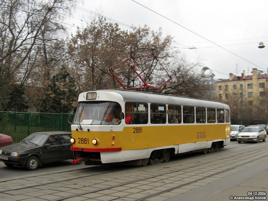 Moszkva, Tatra T3SU — 2881 Moszkva, Tatra T3SU — 2881