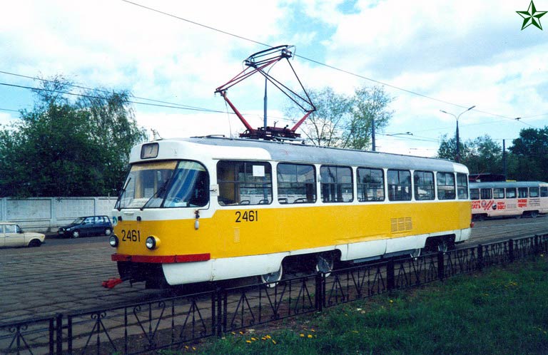 Москва, Tatra T3SU № 2461