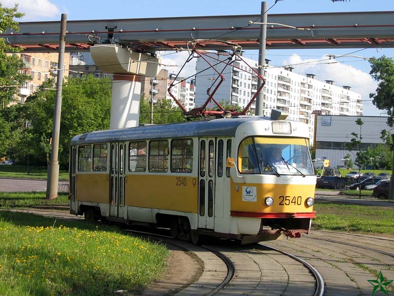 Москва, Tatra T3SU № 2540