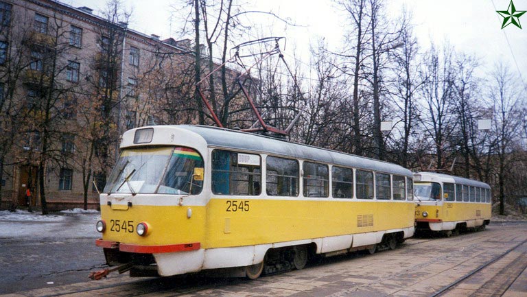 Москва, Tatra T3SU № 2545