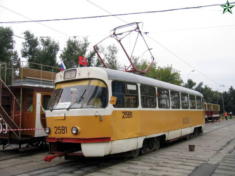 Москва, Tatra T3SU № 2581