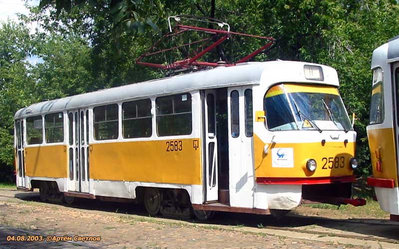 Москва, Tatra T3SU № 2583