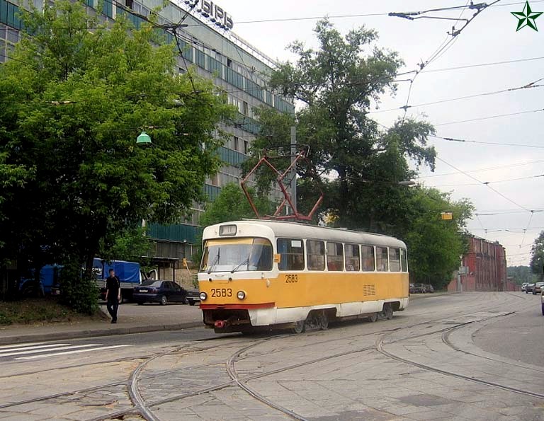 Москва, Tatra T3SU № 2583