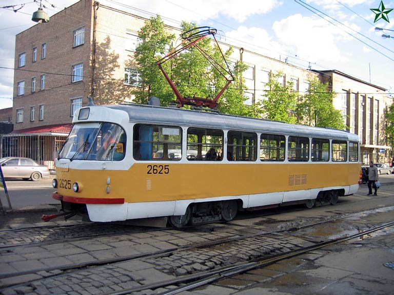 Москва, Tatra T3SU № 2625