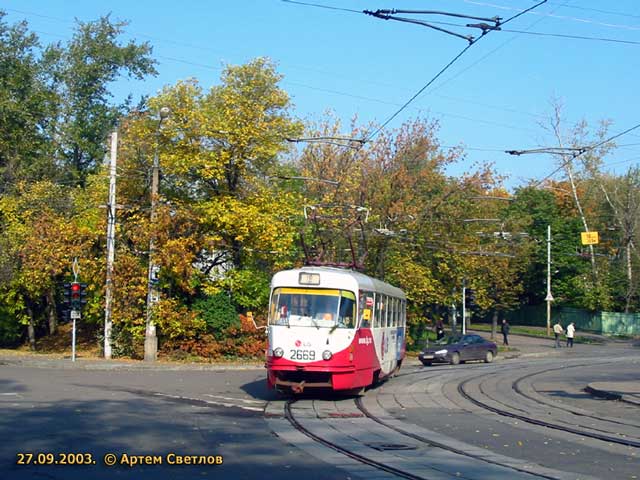 Москва, Tatra T3SU № 2669