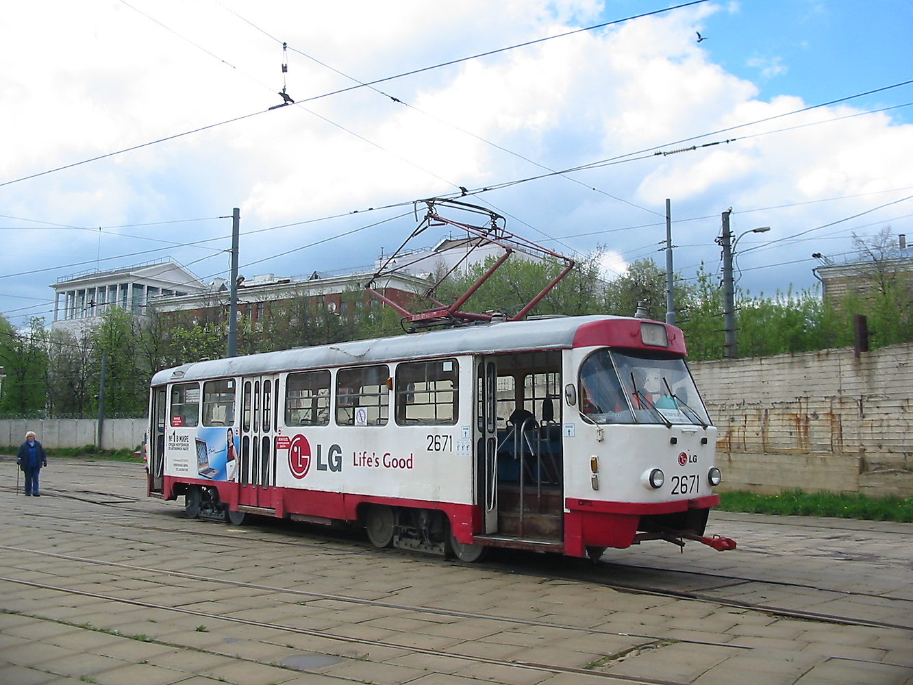 Москва, Tatra T3SU № 2671