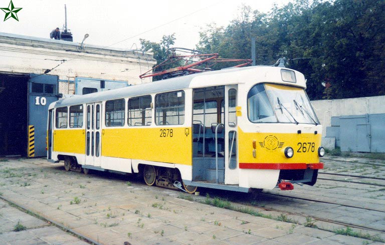 Москва, Tatra T3SU № 2678